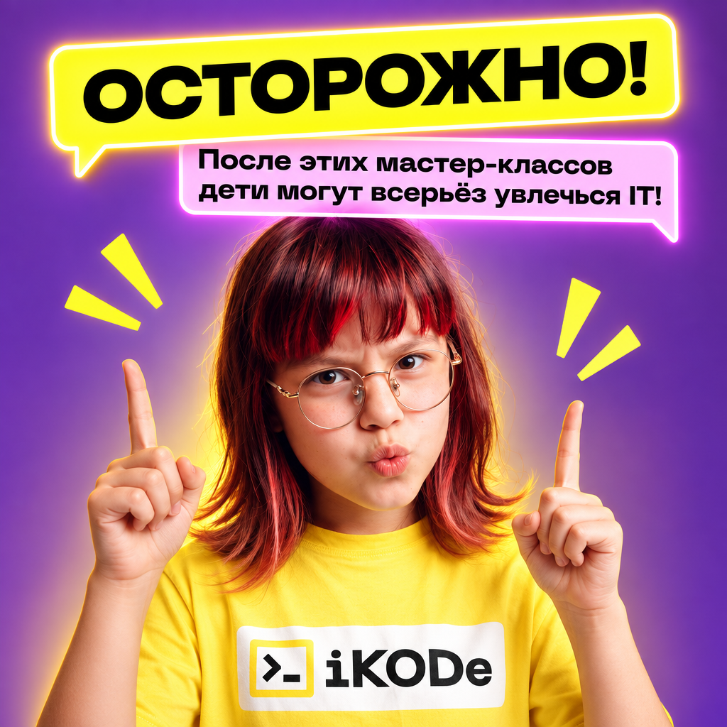  🚀Осторожно! После этих мастер-классов дети могут всерьёз увлечься IT!