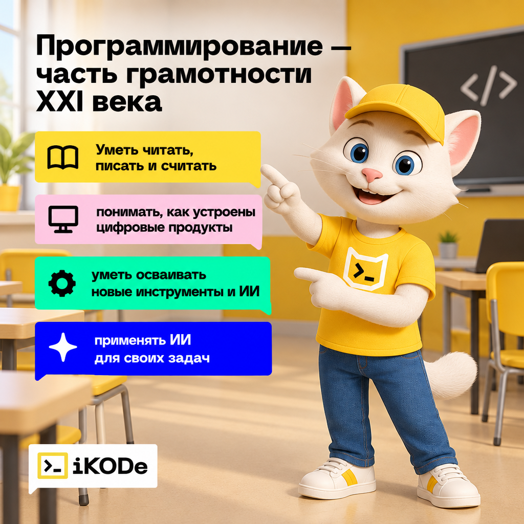 Программирование — часть грамотности XXI века. И вот почему👇